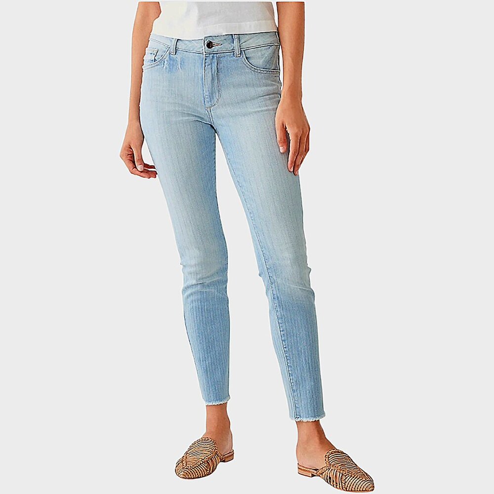 NWT DL1961 Florence Instasculpt Mid-Rise Ankle Skinny Premium Light Wash - 27